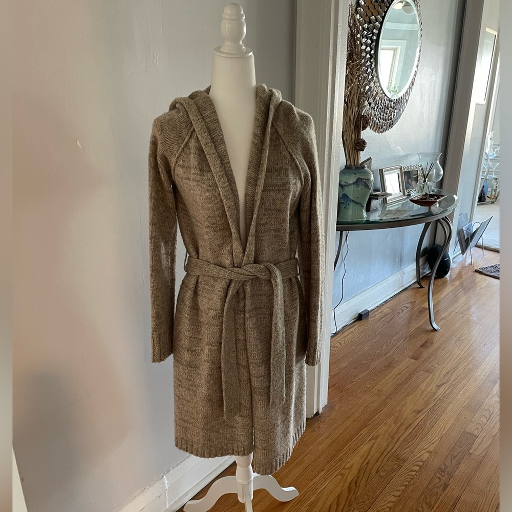 DKNY CITY hooded sweater coat
